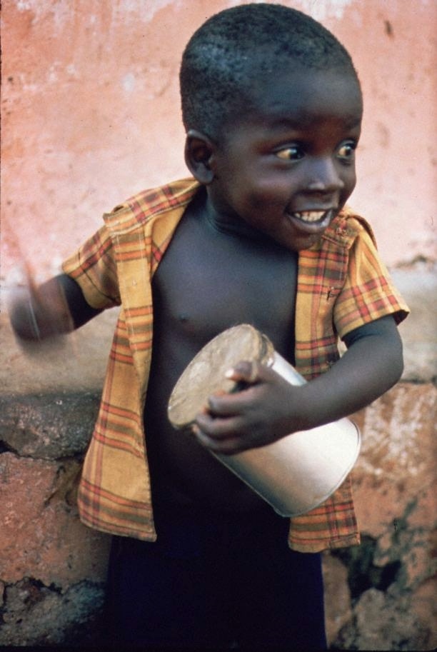 Dagbmba boy with toy drum