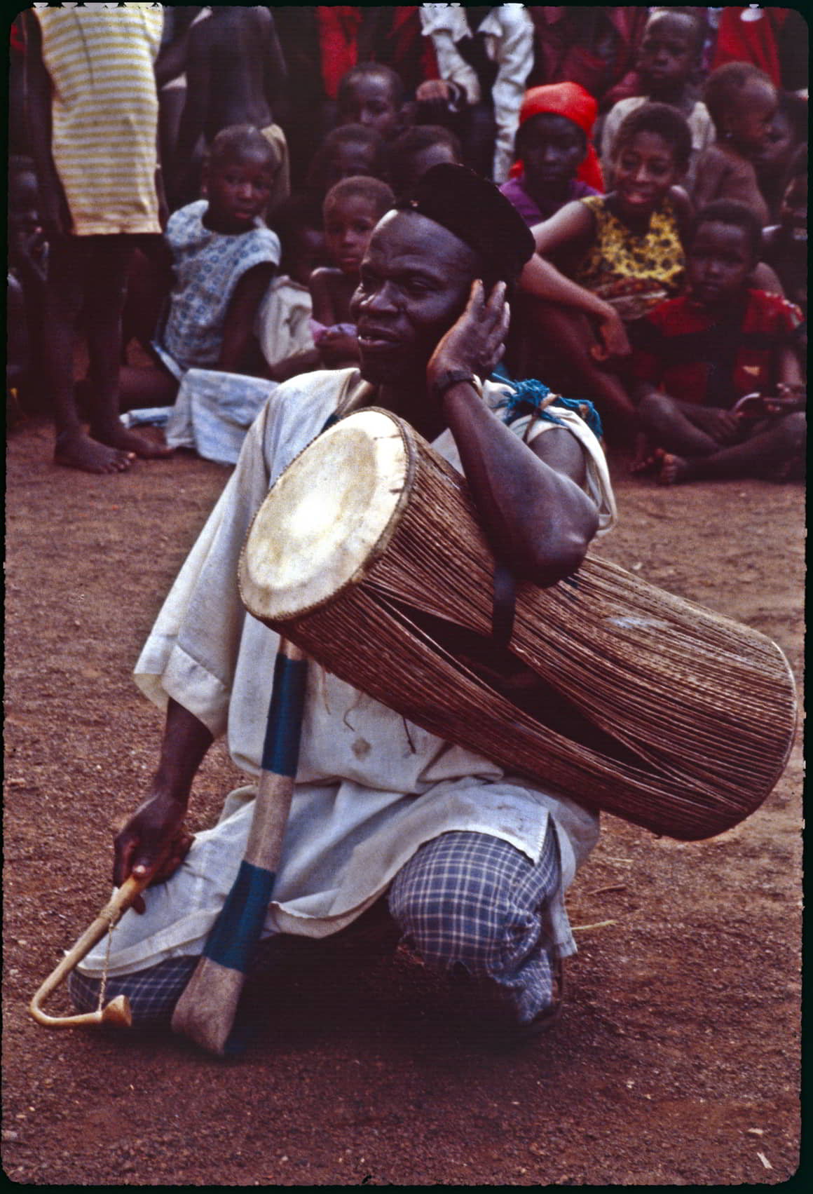 Praise-singing drummer, Tamale