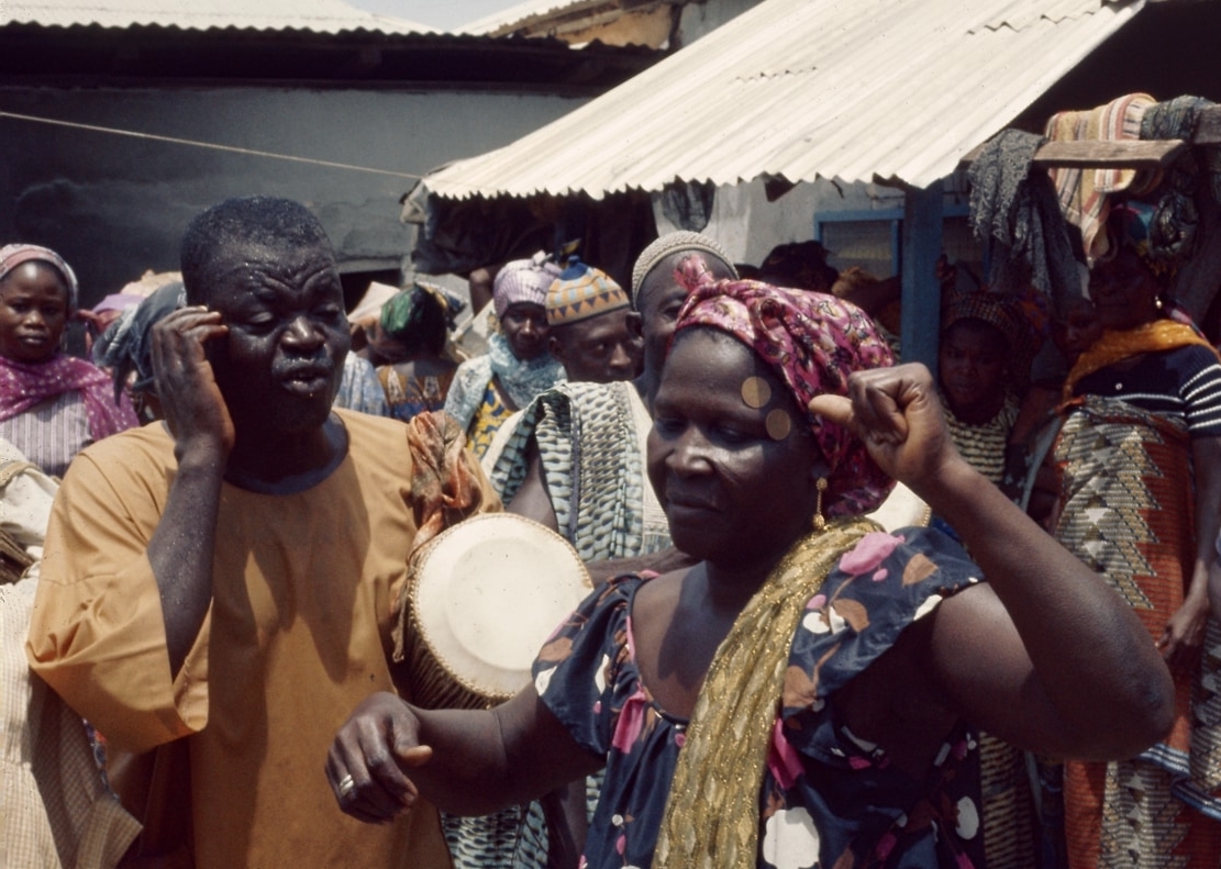 Praise-singing drummer, Tamale