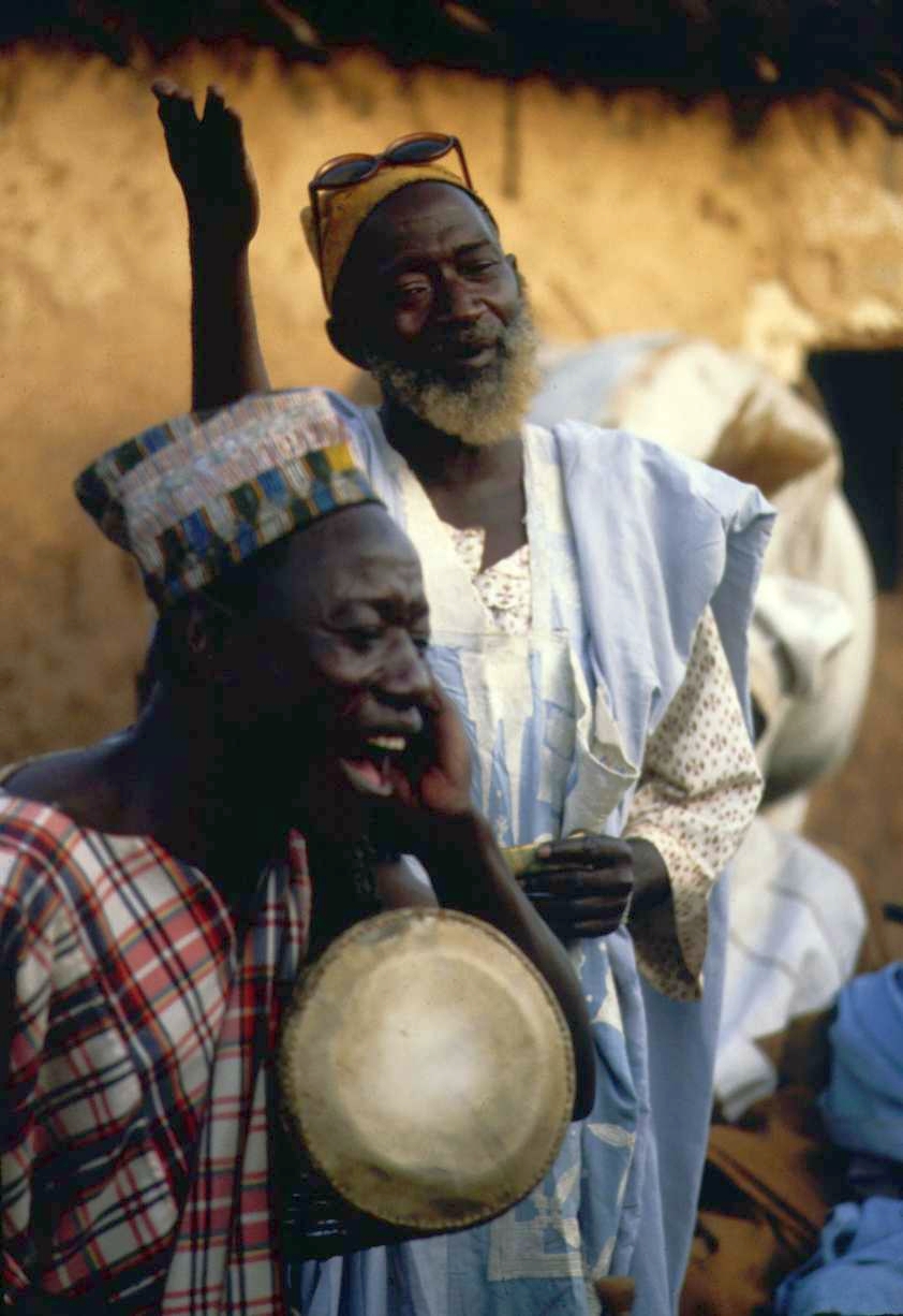 Praise-singing drummer, Tamale