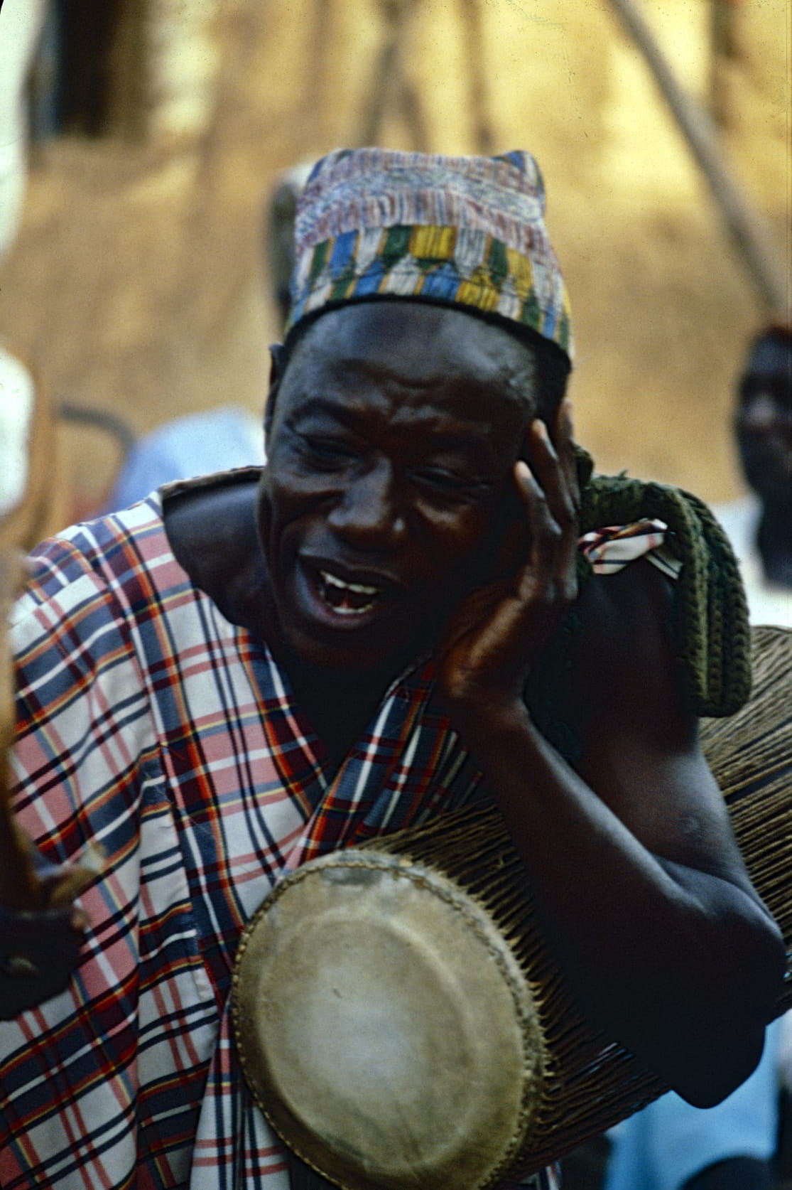 Praise-singing drummer, Tamale