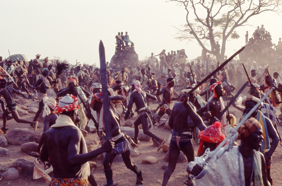 Among the dancers during the festival