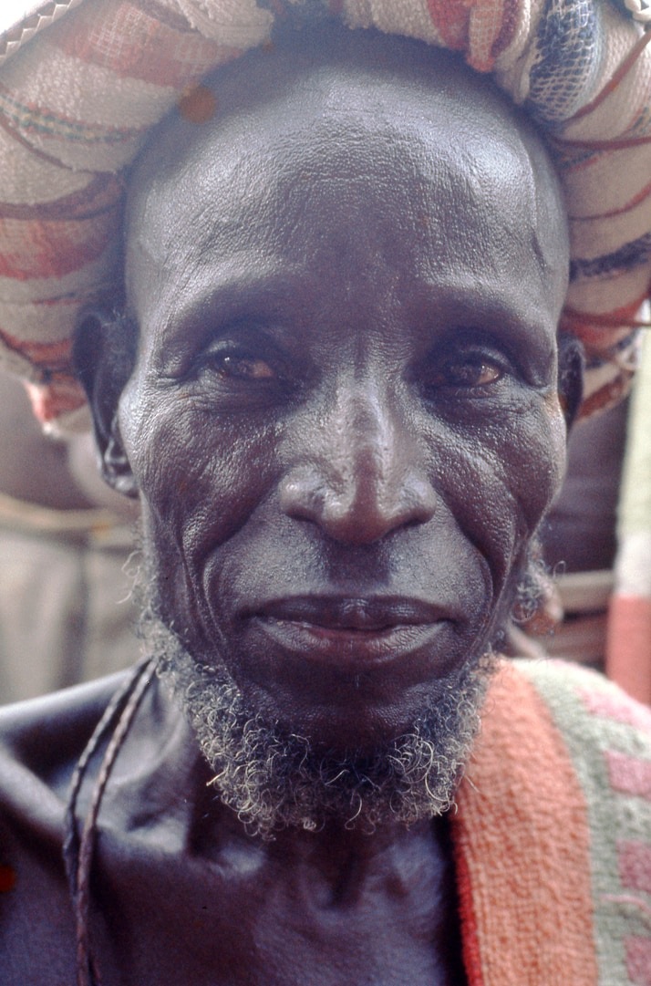 Elder on the festival day