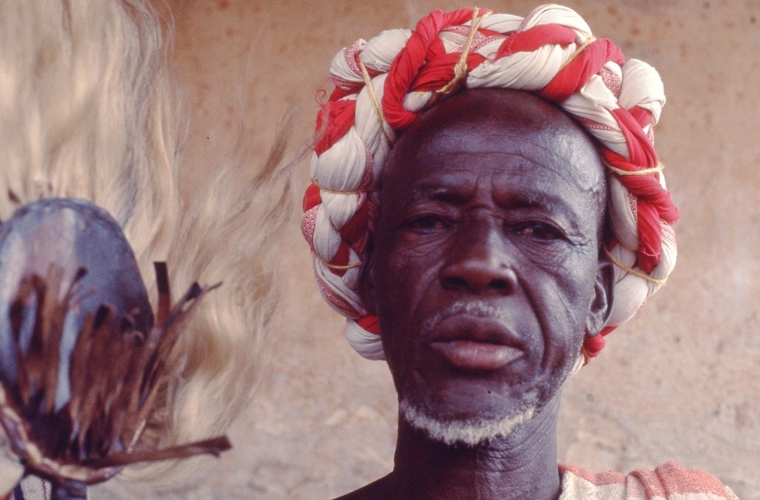 Elder on the festival day